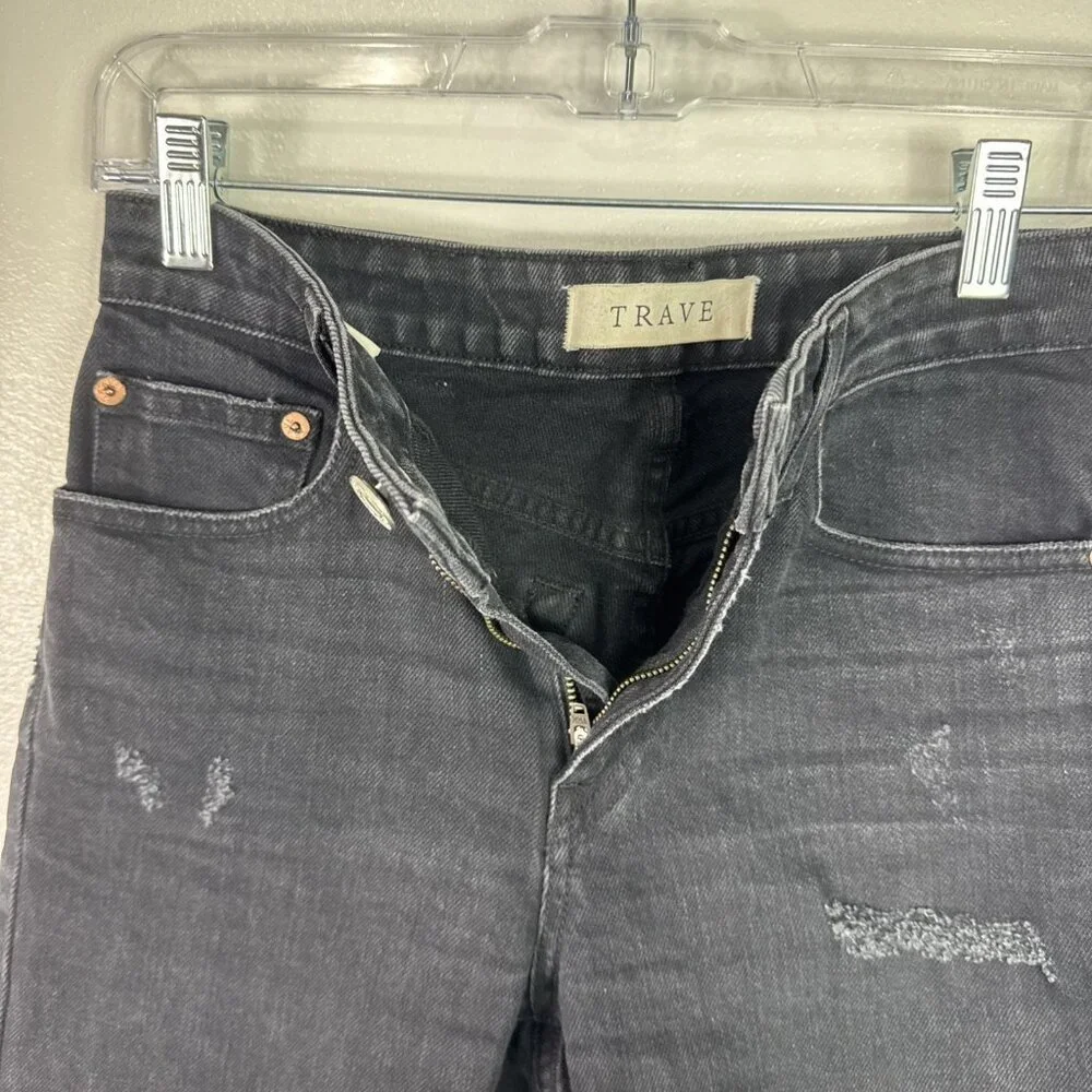 TRAVE Priscilla Road to‎ Nowhere 26 Denim Shorts Washed Black EUC 9.25